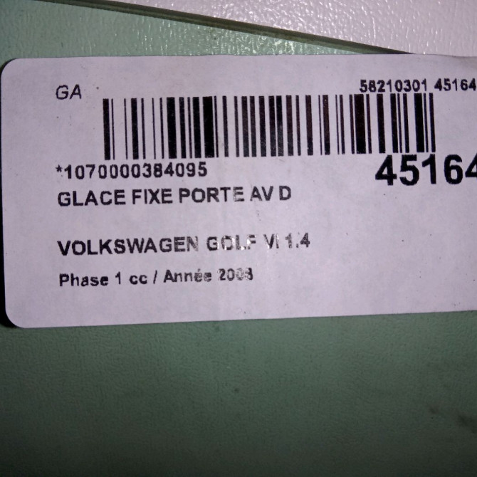 occasion VOLKSWAGEN GOLF VI Phase 1 10-2008->04-2013 1.4 TSI 16v 122ch 2