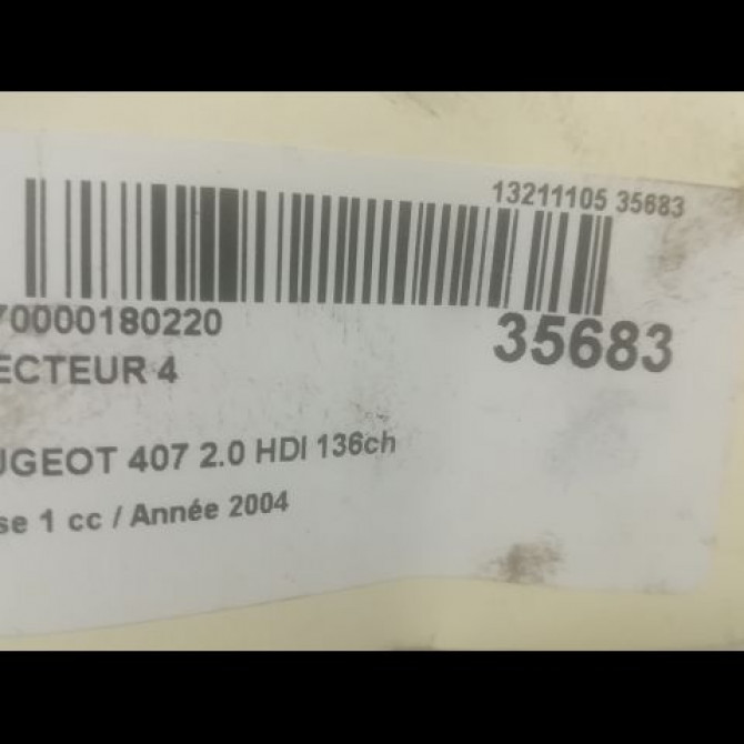 occasion PEUGEOT 407 Phase 1 04-2004->07-2008 2.0 HDI 136ch 1980J6 3