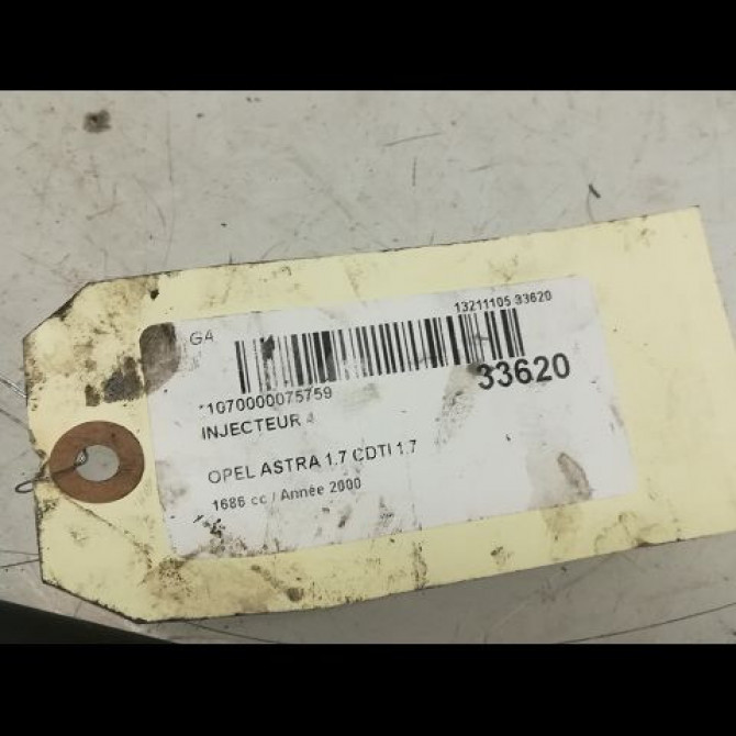 occasion OPEL ASTRA II Phase 1 04-1998->09-2004 1.7 16v DTI 75ch 4