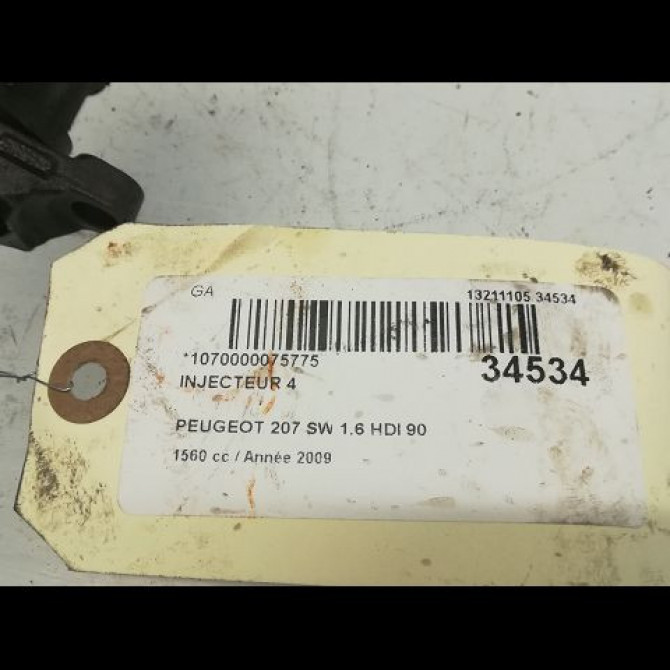 occasion PEUGEOT 207 Phase 1 04-2006->06-2013 1.6 HDI 16v 90ch 4