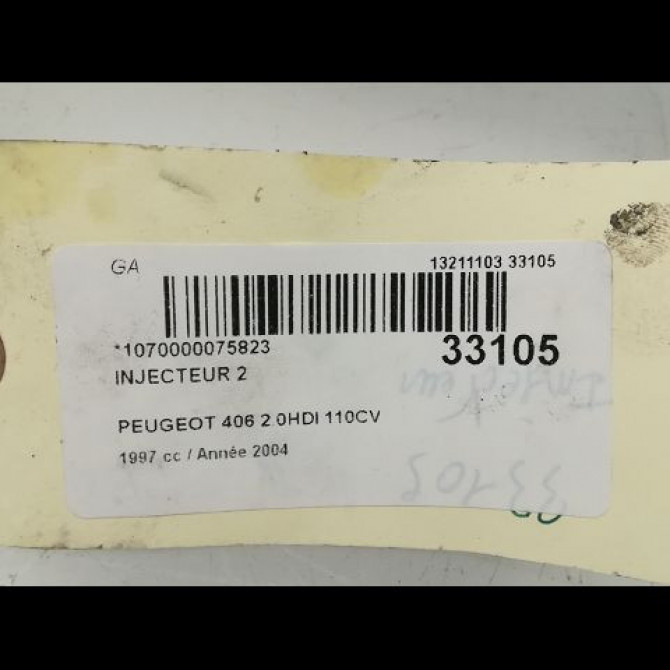 occasion PEUGEOT 406 Phase 2 04-1999->04-2004 2.0 HDI 110ch 4