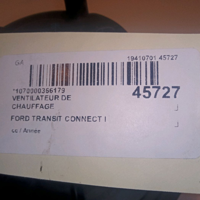 Ventilateur de chauffage occasion FORD TRANSIT CONNECT I 1111936 4