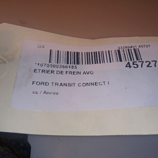 Etrier de frein avant gauche occasion FORD TRANSIT CONNECT I 5039057 4