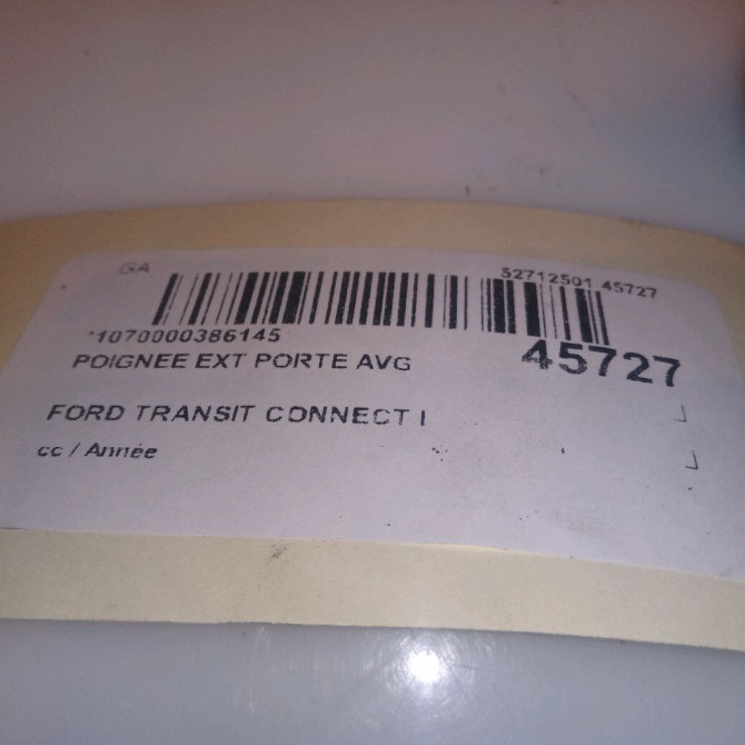 Poignee ext porte avg occasion FORD TRANSIT CONNECT I 4385855 3