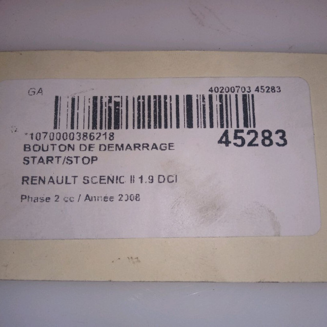 occasion RENAULT SCENIC II Phase 2 09-2006->04-2009 1.9 DCI 130ch 4