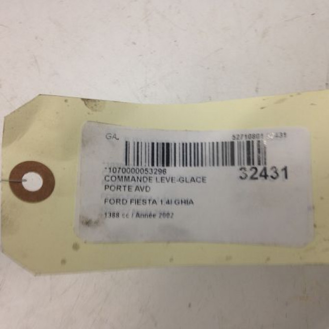 Commande lève-glace porte avant droite occasion FORD FIESTA V Phase 1 09-2002->10-2005 1.4i 3