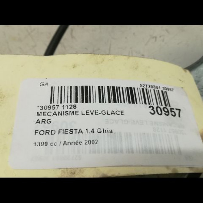 Mecanisme leve-glace arrière gauche occasion FORD FIESTA V Phase 1 09-2002->10-2005 1.4 TDCI 1528043 5