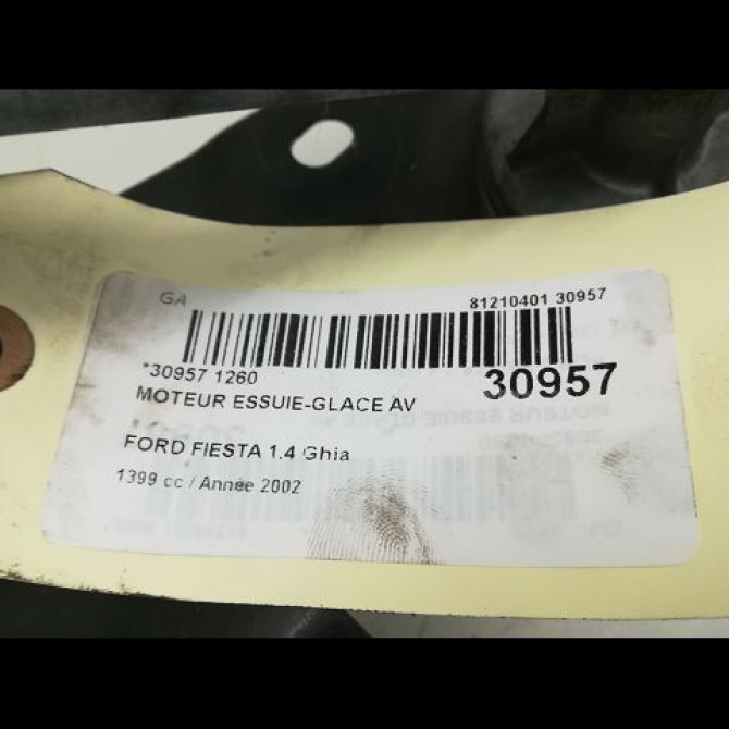 Moteur essuie-glace avant occasion FORD FIESTA V Phase 1 09-2002->10-2005 1.4 TDCI 1740714 6