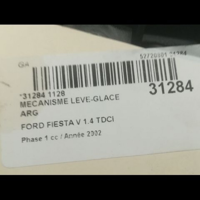 Mecanisme leve-glace arrière gauche occasion FORD FIESTA V Phase 1 09-2002->10-2005 1.4 TDCI 1528043 3