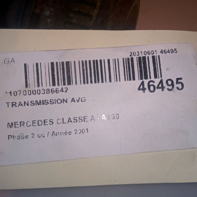 Transmission avant gauche occasion  1683603172 3