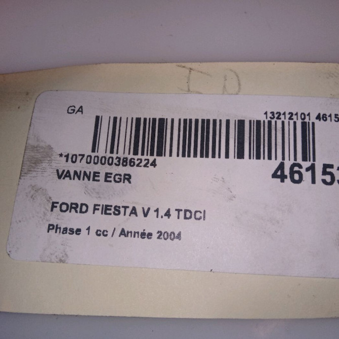 Vanne EGR occasion FORD FIESTA V Phase 1 09-2002->10-2005 1.4 TDCI 1483814 5