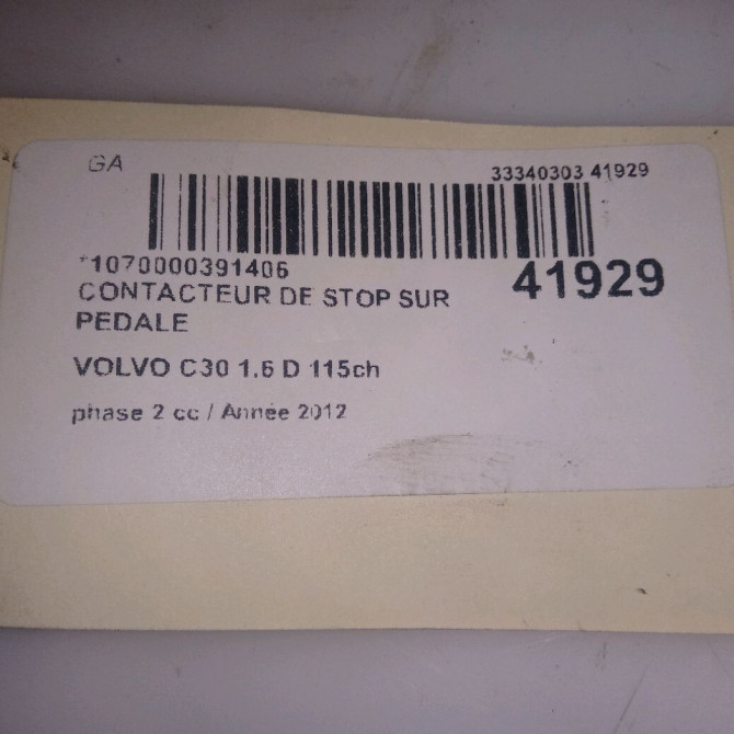 occasion VOLVO C30 Phase 1 04-1995->04-1999 1.6 D 115ch 4