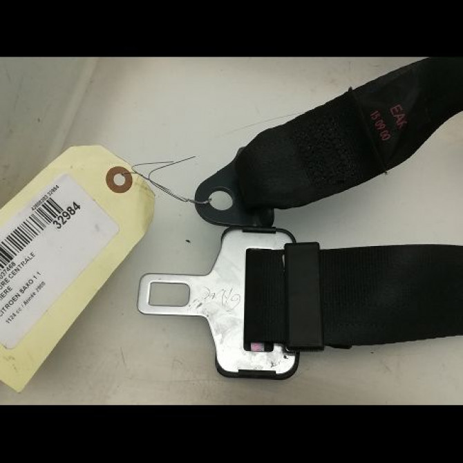 Ceinture centrale arriere occasion CITROEN SAXO Phase 2 09-1999->12-2004 1.1i 8973GN 3