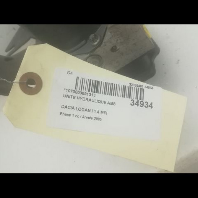 Unité hydraulique ABS occasion DACIA LOGAN I Phase 1 06-2005->06-2008 1.4 MPI 8201063079 4