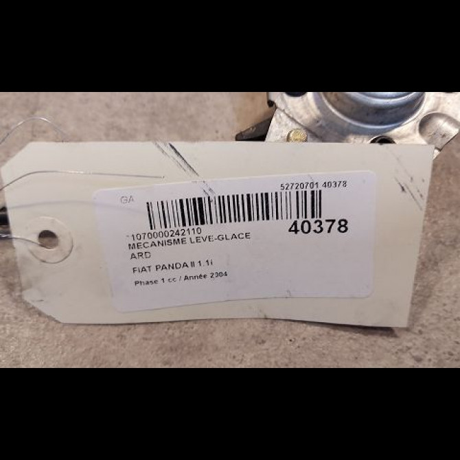 Mecanisme leve-glace arrière droit occasion FIAT PANDA II Phase 1 09-2003->12-2012 1.1i 46803653 2