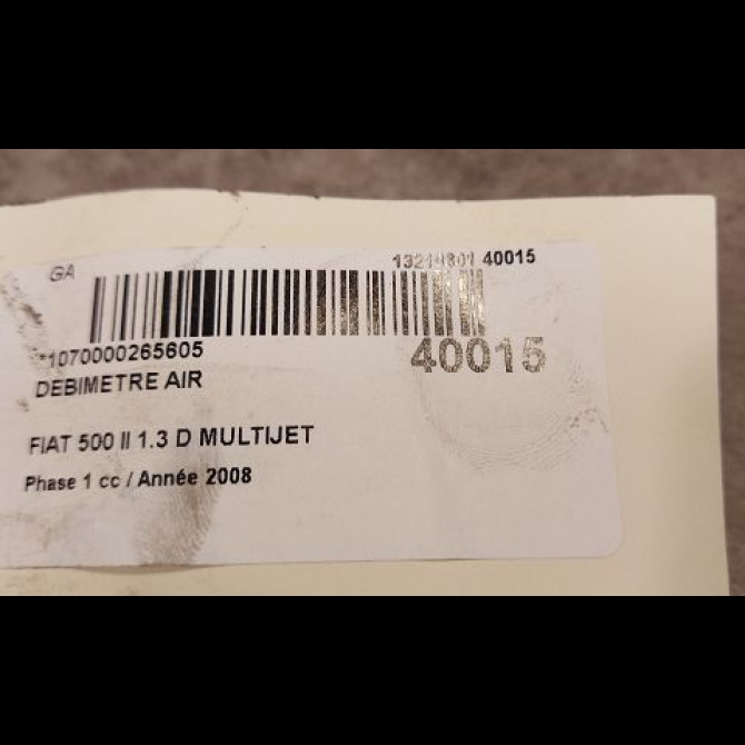 Debimetre air occasion FIAT 500 II 500 II Phase 1 2007-07-01->2016-03-31 1.3 D MULTIJET 16v 75ch 71789484 3