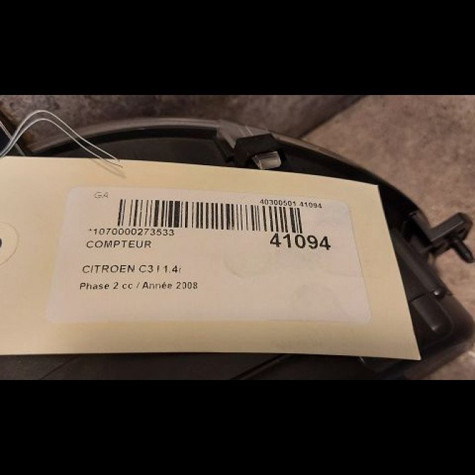 Compteur occasion CITROEN C3 I Phase 2 10-2005->12-2010 1.4i 6105WK 3