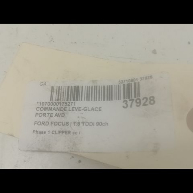 Commande lève-glace porte avant droite occasion FORD FOCUS I Phase 1 CLIPPER 10-1998->12-2004 1.8 TDDi 90ch 3