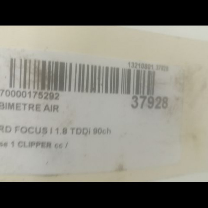 Debimetre air occasion FORD FOCUS I Phase 1 CLIPPER 10-1998->12-2004 1.8 TDDi 90ch 3