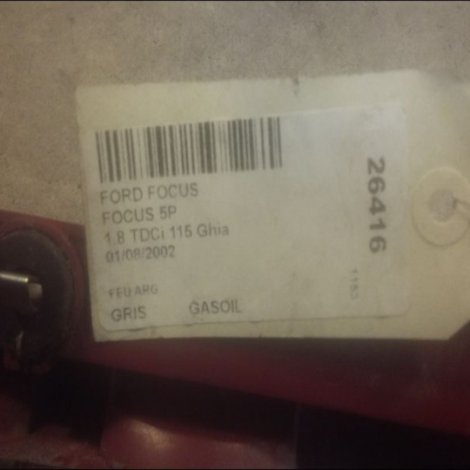 Feu arrière gauche occasion FORD FOCUS II Phase 2 01-2008->12-2010 1.8 TDCI 115ch 1233323 3