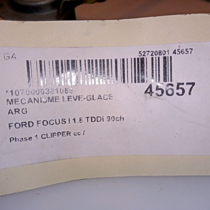 Mecanisme leve-glace arrière gauche occasion FORD FOCUS I Phase 1 CLIPPER 10-1998->12-2004 1.8 TDDi 90ch 1331606 4