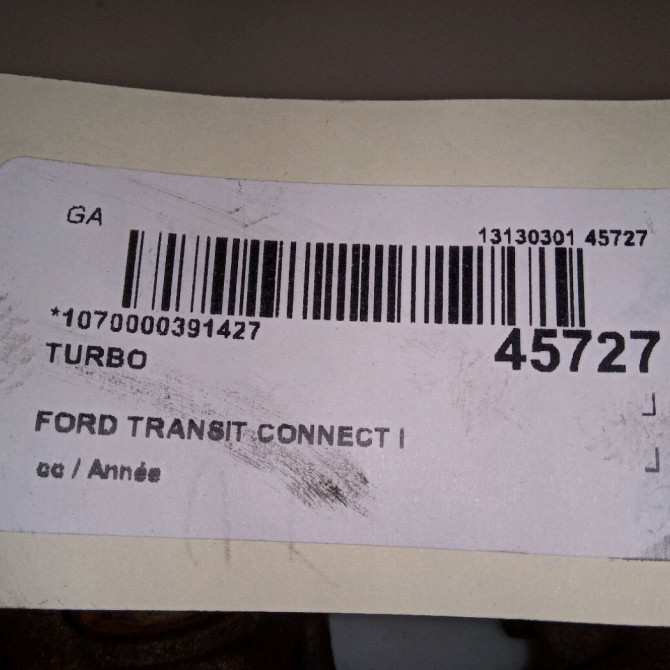 Turbo occasion FORD TRANSIT CONNECT I 1736553 6