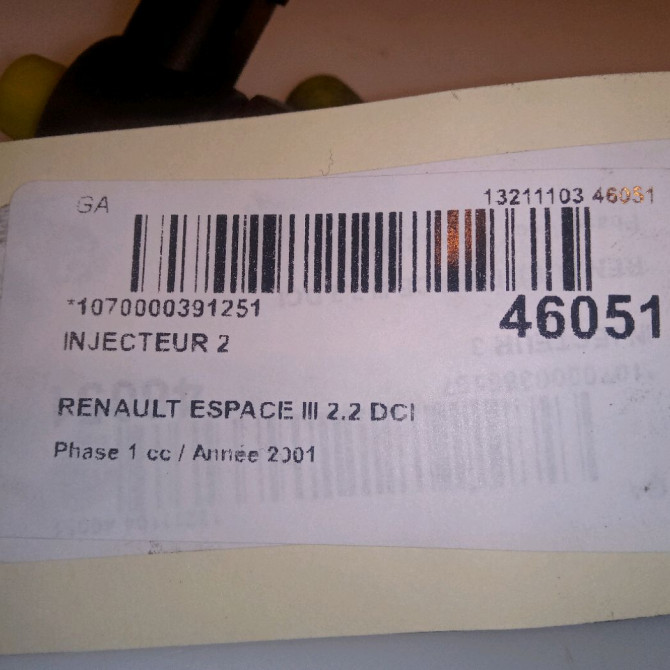 occasion RENAULT ESPACE III Phase 1 12-1996->09-2002 2.2 DCI 115ch 7701474028 4