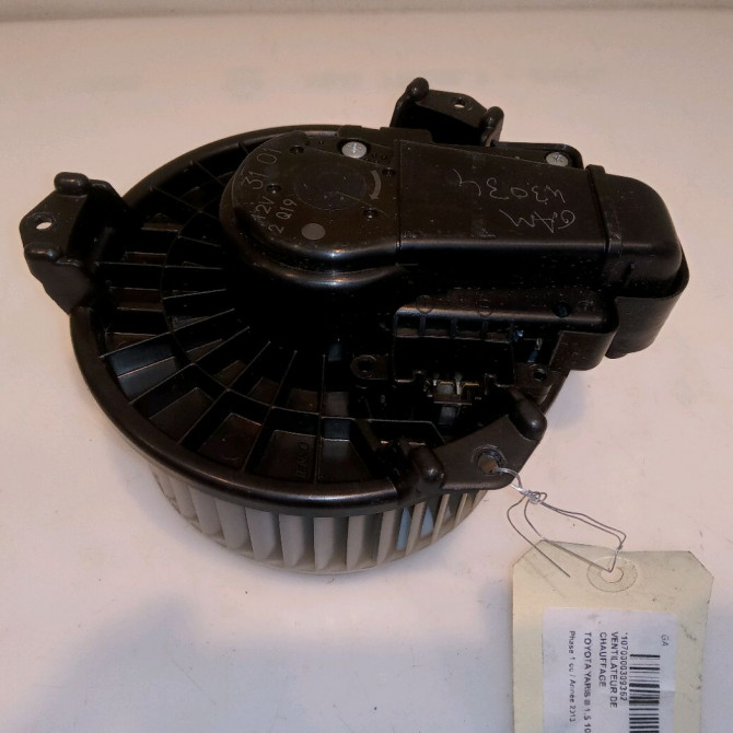 Ventilateur de chauffage occasion TOYOTA YARIS III YARIS III Phase 1 2011-03-01->2015-04-30 1.5 100ch 871030D220 2