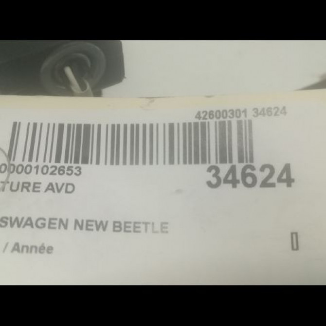 Ceinture avant droite occasion VOLKSWAGEN NEW BEETLE I Phase 2 10-2005->10-2011 1C1857706RWGU 4