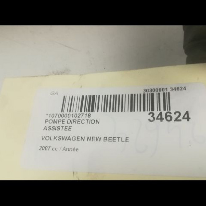 Pompe direction assistee occasion VOLKSWAGEN NEW BEETLE I Phase 2 10-2005->10-2011 2K0422154A 3