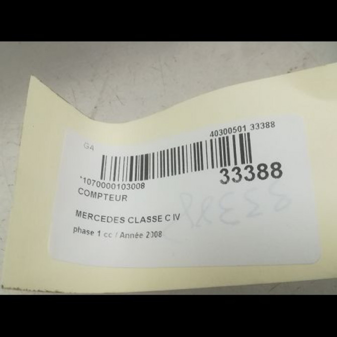 Compteur occasion MERCEDES CLASSE C IV phase 1 02-2014->... C220 170ch 2049005508 4