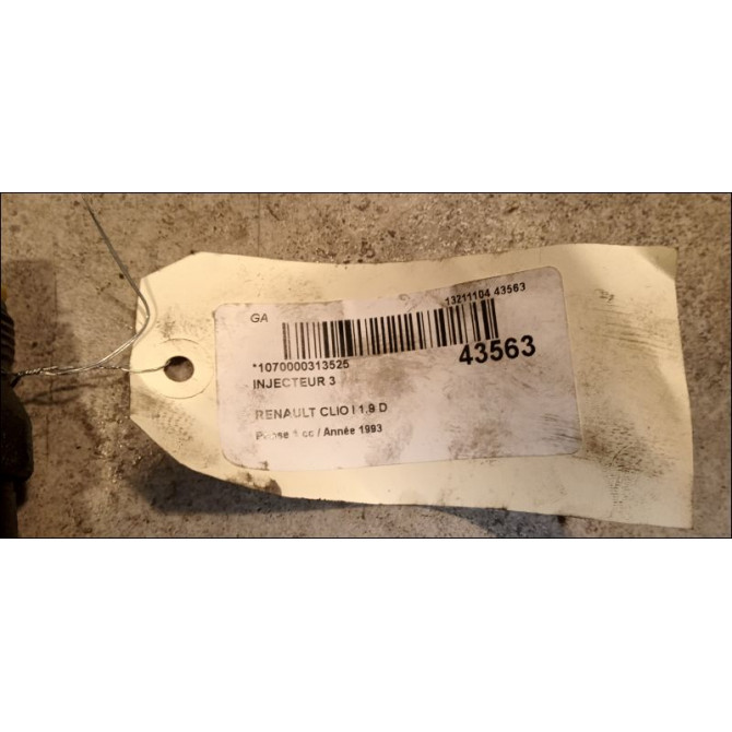 occasion RENAULT CLIO I Phase 1 06-1990->03-1994 1.9 D 7701033826 2