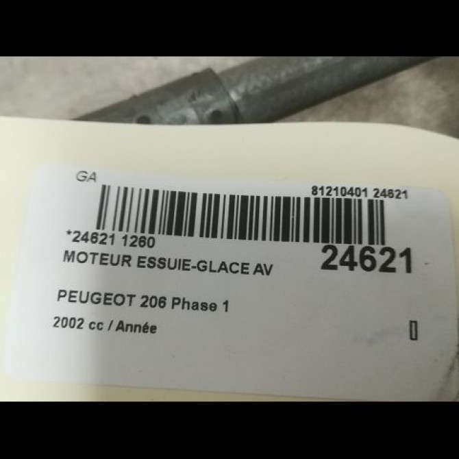Moteur essuie-glace avant occasion PEUGEOT 206 Phase 1 09-1998->03-2009 6405F8 3