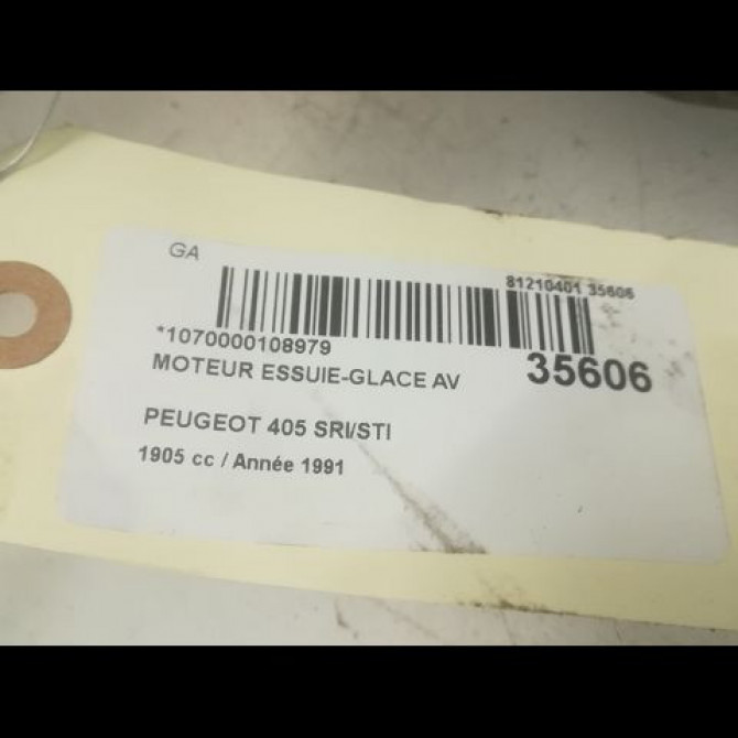 Moteur essuie-glace avant occasion PEUGEOT 405 Phase 1 07-1987->06-1992 1.9 640581 3