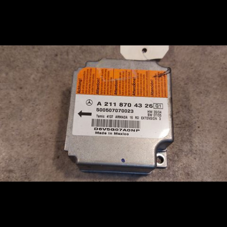 Boitier pyrotechnique occasion MERCEDES CLASSE E III Phase 1 03-2002->06-2006 E280CDi FAP 177ch 2118705885