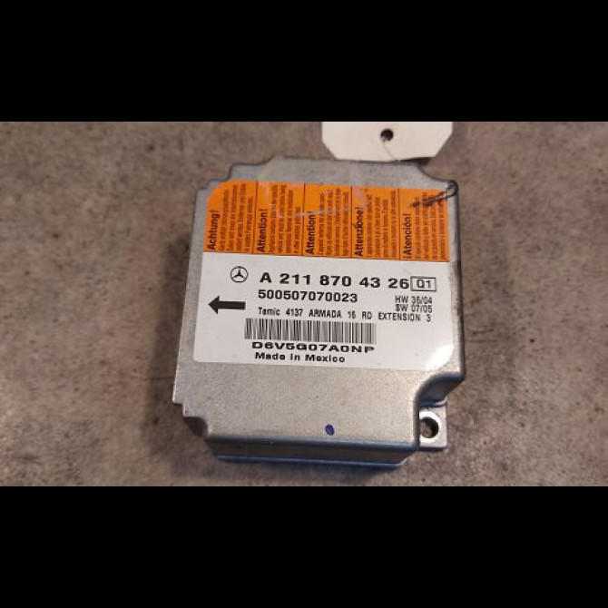 Boitier pyrotechnique occasion MERCEDES CLASSE E III Phase 1 03-2002->06-2006 E280CDi FAP 177ch 2118705885 1