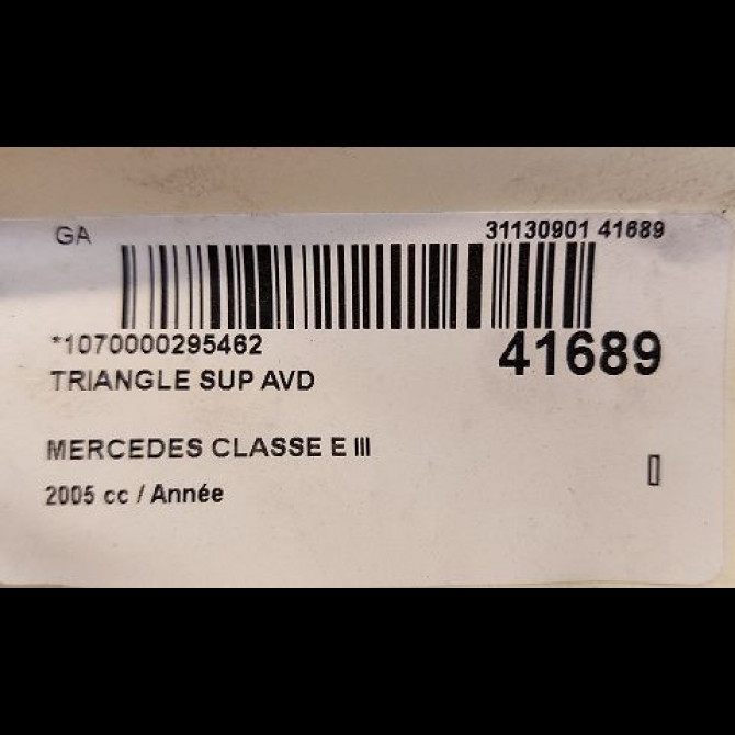 Triangle sup avd occasion MERCEDES CLASSE E III Phase 1 03-2002->06-2006 E280CDi FAP 177ch 2113300138 3