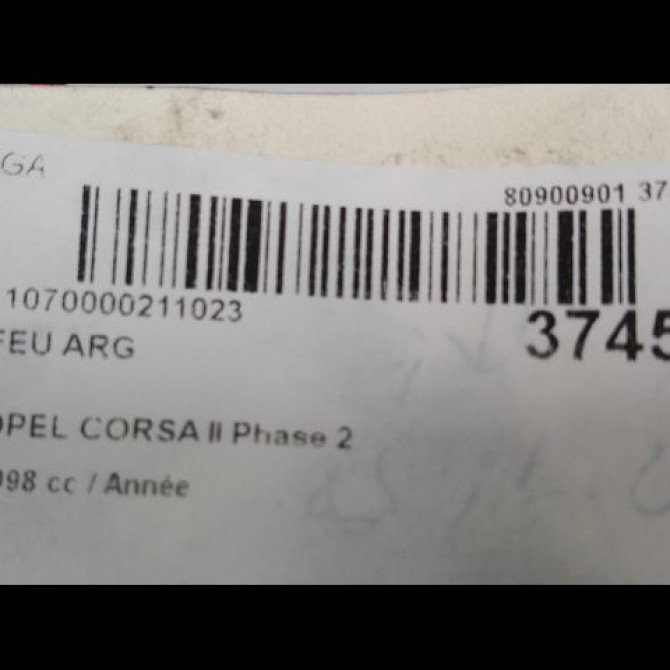 Feu arrière gauche occasion OPEL CORSA II Phase 2 04-1997->10-2000 90444809 3