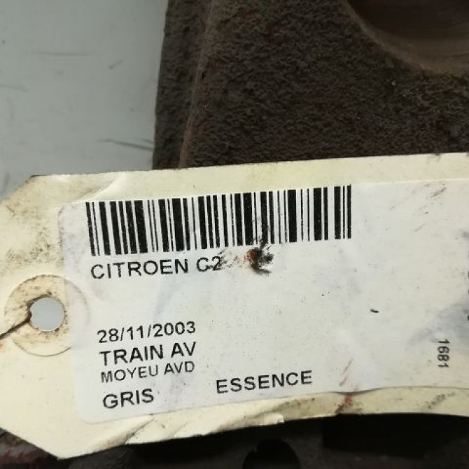 Moyeu avd occasion CITROEN C2 Phase 1 09-2003->10-2008 335086 3
