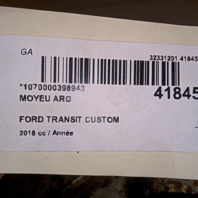 Moyeu arg occasion FORD TRANSIT CUSTOM Phase 2 01-2018->... 1763850 4