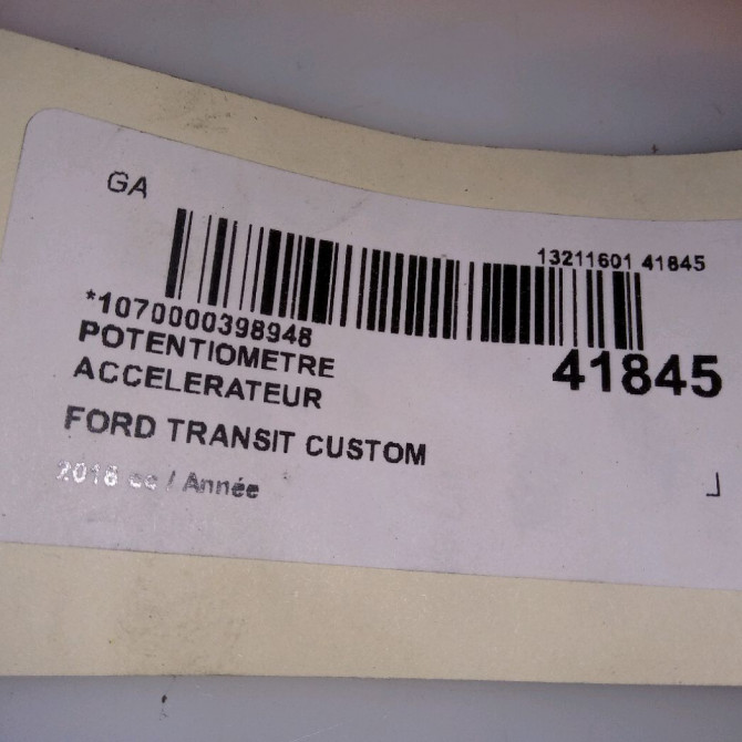 Potentiometre accelerateur occasion FORD TRANSIT CUSTOM Phase 2 01-2018->... 4