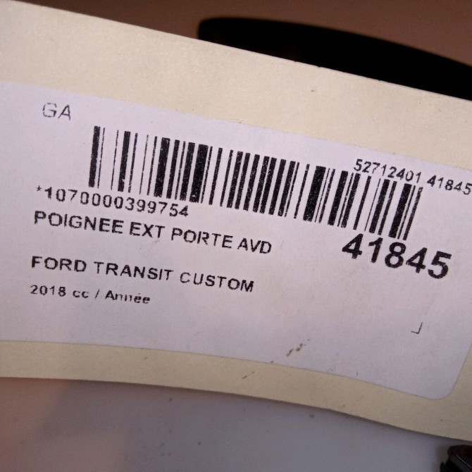 Poignee ext porte avd occasion FORD TRANSIT CUSTOM Phase 2 01-2018->... 1691718 4