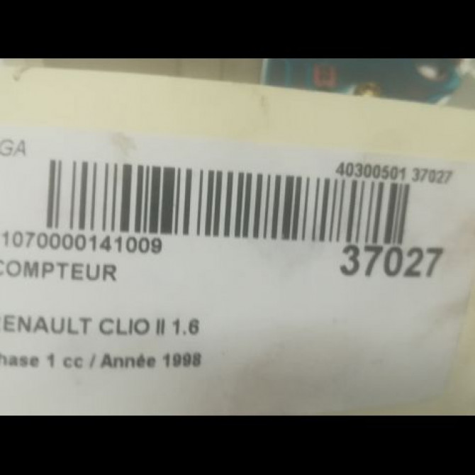Compteur occasion RENAULT CLIO II Phase 1 03-1998->06-2001 1.6 7700410442 3