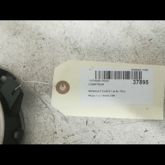 Compteur occasion RENAULT CLIO II Phase 1 03-1998->06-2001 1.4i 8v 75ch 3