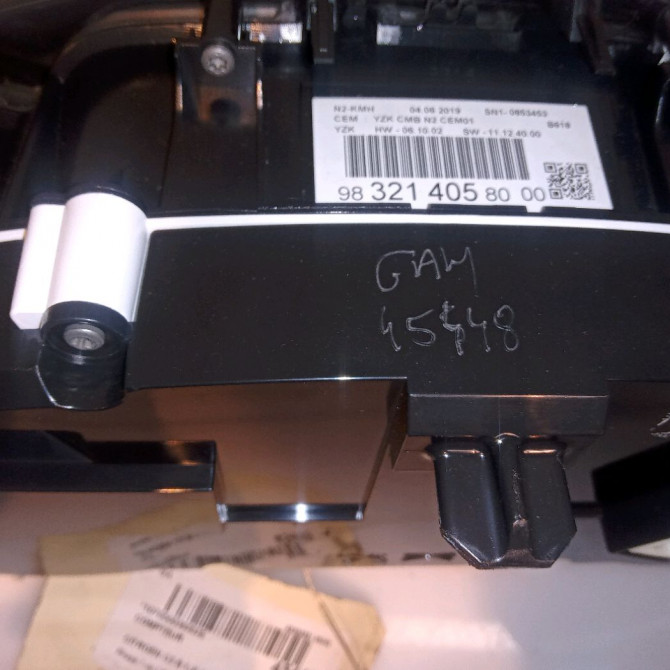 Compteur occasion CITROEN C3 III Phase 1 10-2016->... 1.2i 82ch 9837553680 3