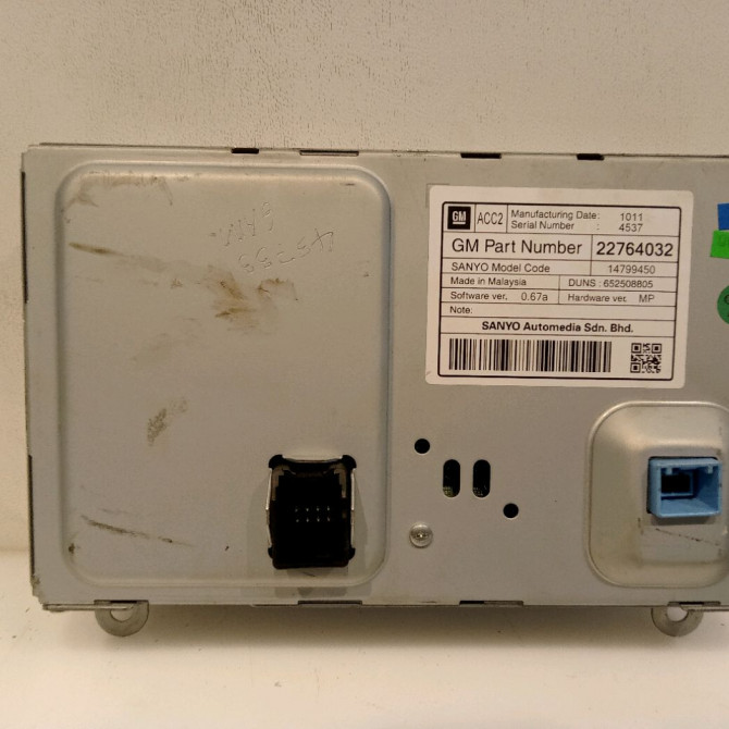 Autoradio occasion OPEL INSIGNIA Phase 1 01-2009->03-2013 22790016 4