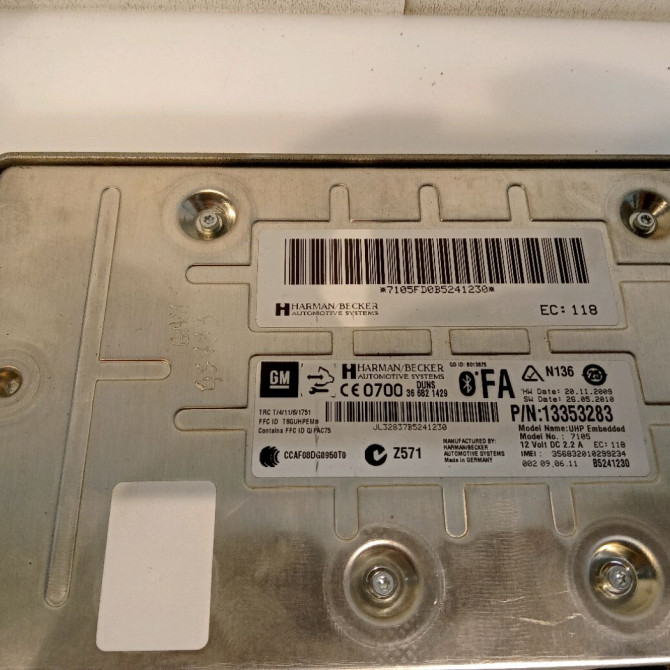 Autoradio occasion OPEL INSIGNIA Phase 1 01-2009->03-2013 22790016 5