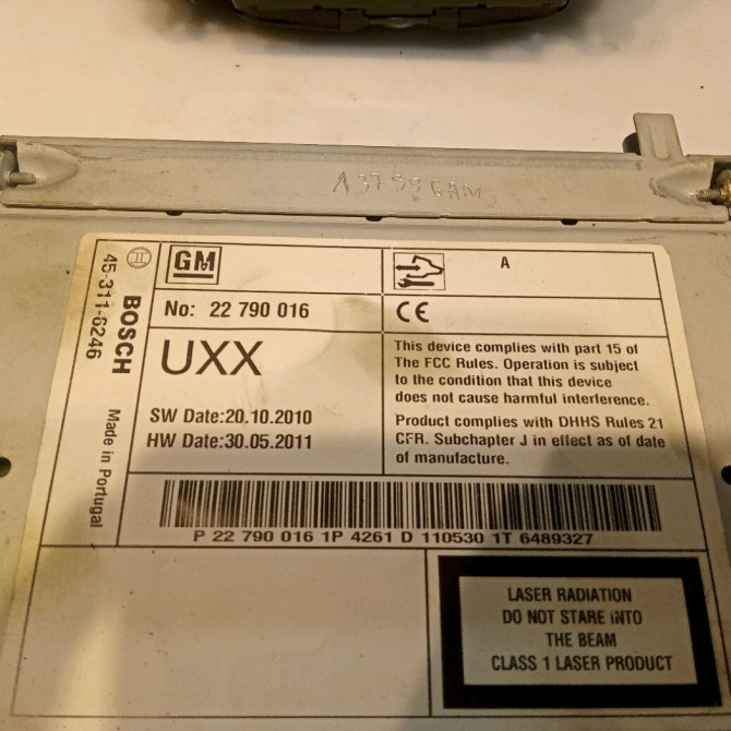 Autoradio occasion OPEL INSIGNIA Phase 1 01-2009->03-2013 22790016 6