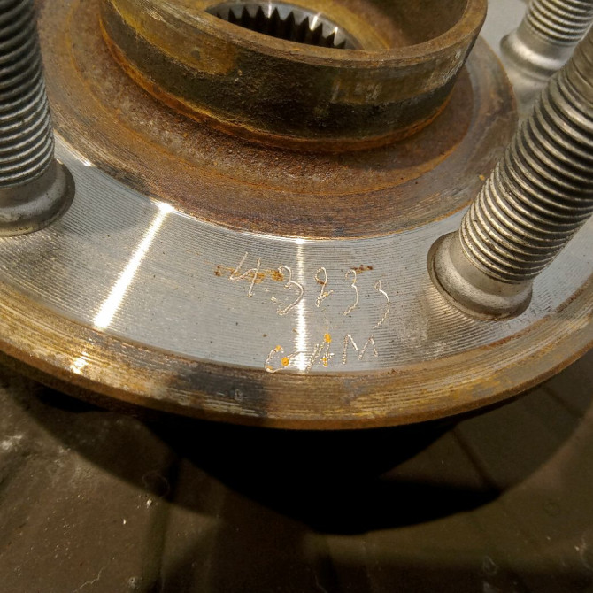 Moyeu ard occasion OPEL INSIGNIA Phase 1 01-2009->03-2013 13507374 3