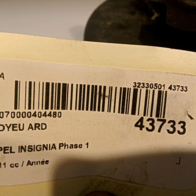 Moyeu ard occasion OPEL INSIGNIA Phase 1 01-2009->03-2013 13507374 4